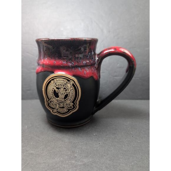 Grey Fox Pottery 2016 Arizona Renaissance Festival Handmade Mug USA - Picture 1 of 7